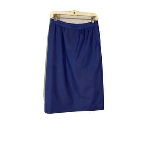 Pendleton Skirt Silk Blend‎ Size 12 Country Sophisticates Blue Portland Oregon